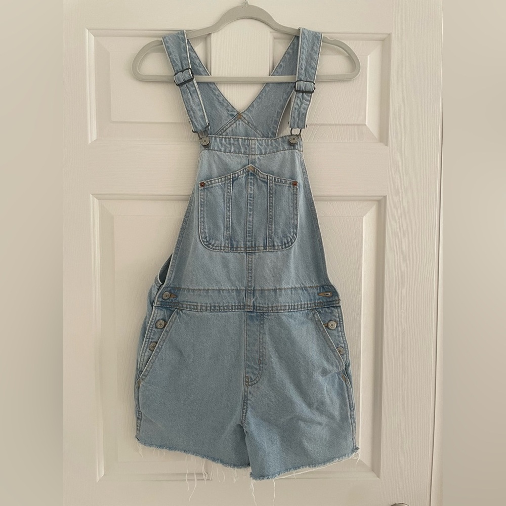 Light Blue Denim Overalls